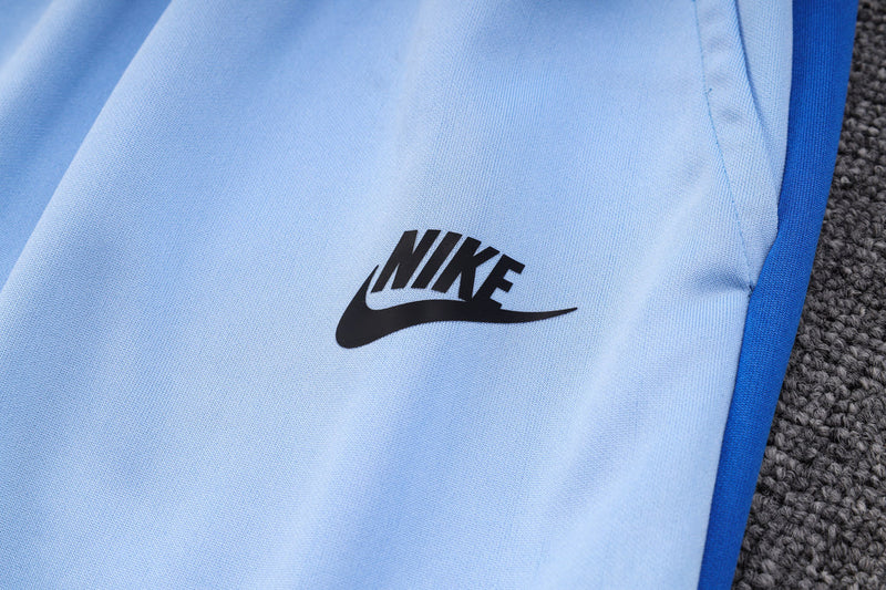 Conjunto de Moletom Nike Sportswear Tech Overlay com Touca Azul