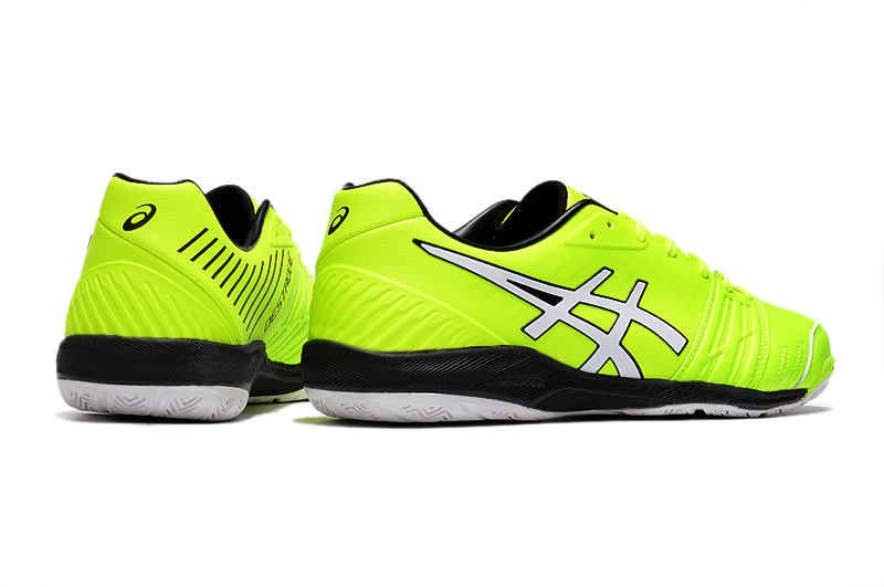 Chuteira Futsal Asics Japan Destaque II IC Verde e Branca