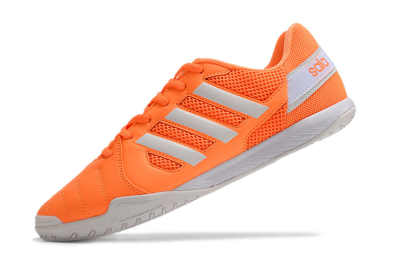 Chuteira Futsal Adidas Top Sala IC Laranja e Branca