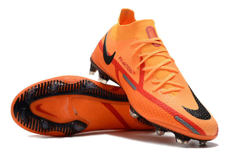 Chuteira Campo Nike Phantom GT2 DF Elite FG Laranja "Blueprint Pack"