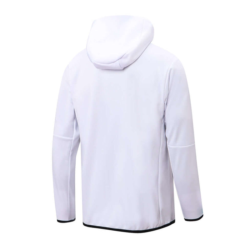 Conjunto de Moletom Nike Sportswear Tech Fleece com Touca Branco e Preto