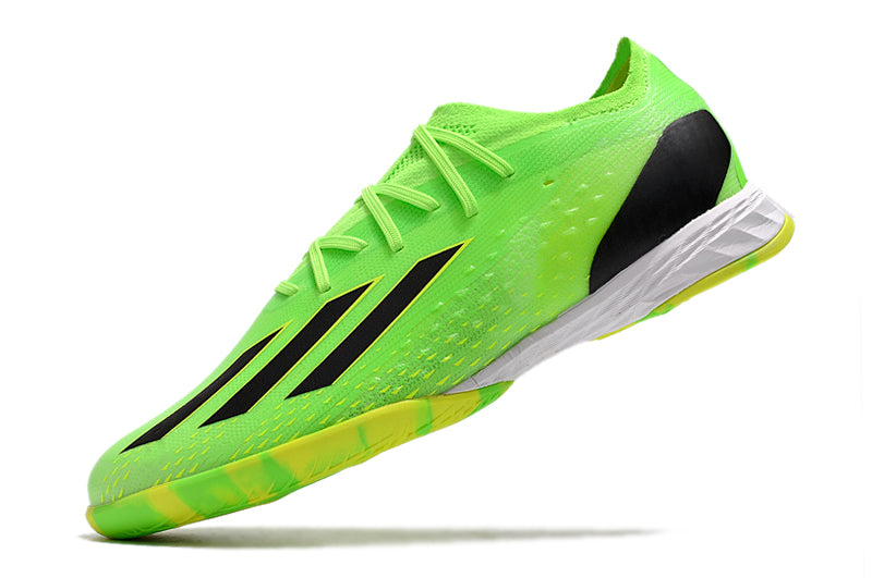 Chuteira Futsal Adidas X SpeedPortal.1 IC Verde "Game Data Pack"