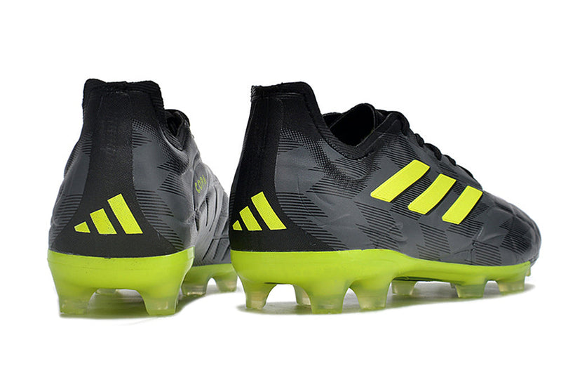 Chuteira Campo Adidas Copa Pure.1 FG Preta e Verde "Crazycharged Pack"