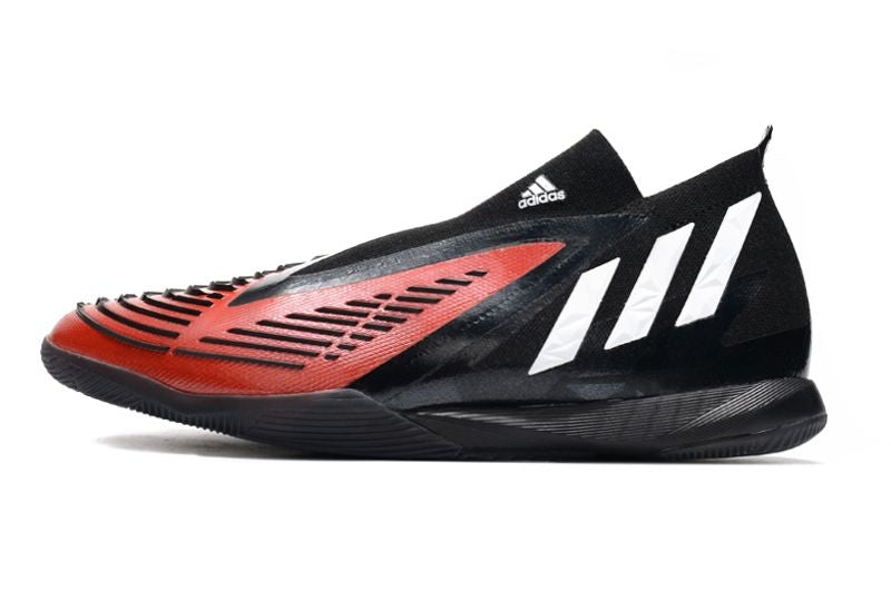 Chuteira Futsal Adidas Predator Edge+ Preta e Vermelha