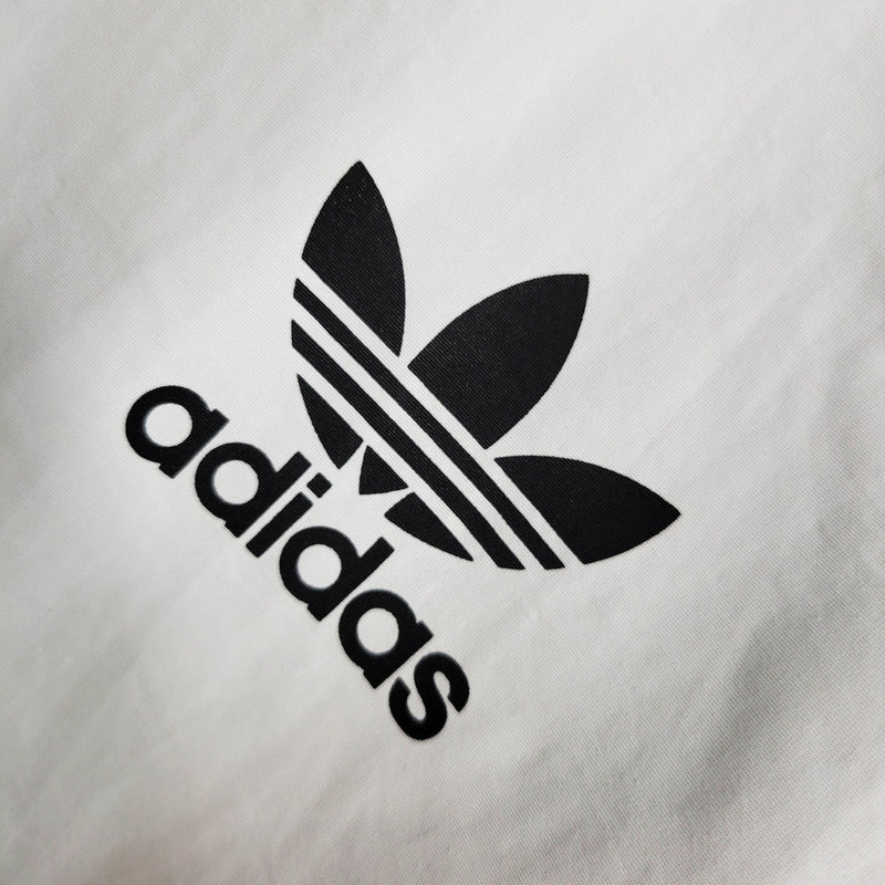 Corta Vento Adidas ADN 10K Branco e Preto