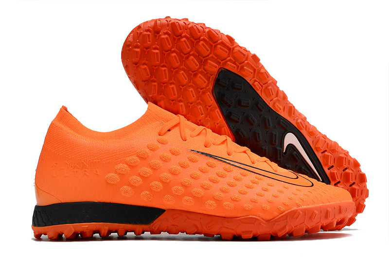 Chuteira Society Nike Phantom Ultra Venom TF Laranja