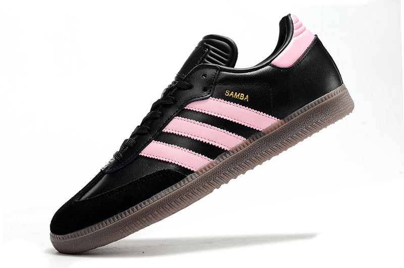 Chuteira Futsal Adidas Lionel Messi x Samba IC Preto e Rosa