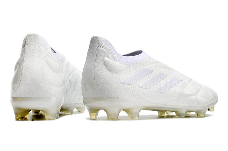 Chuteira Campo Adidas Copa Pure+ FG Branca "Pearlized Pack"