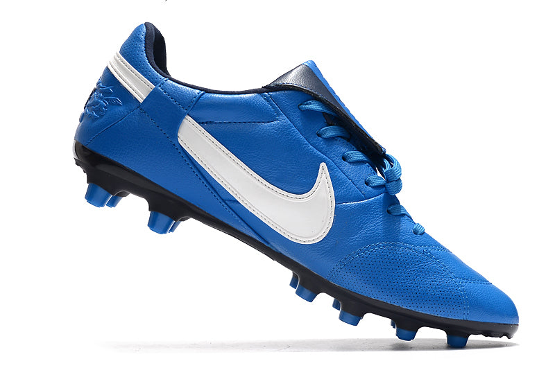 Chuteira Campo Nike Premier 3 FG Azul e Preta