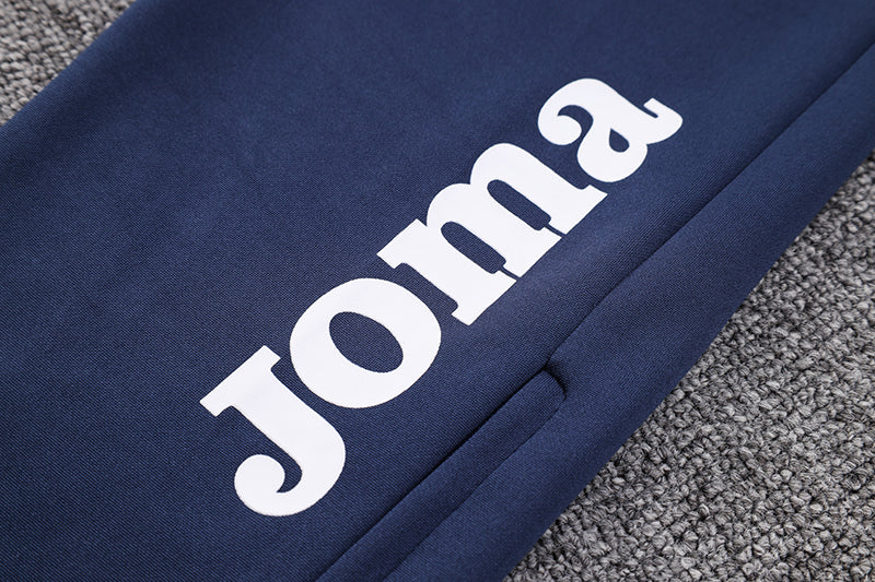 Conjunto de Frio Joma Training Azul e Rosa