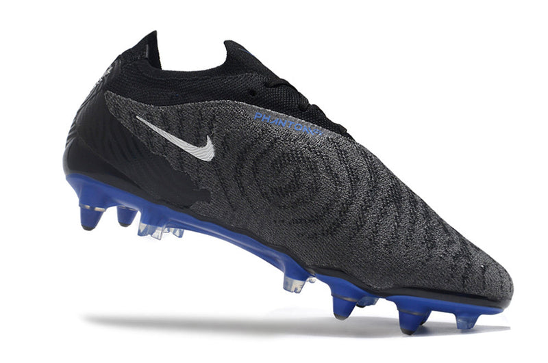 Chuteira Campo Nike Phantom GX Elite Ponta de Aluminio Preta e Azul "Shadow Pack"