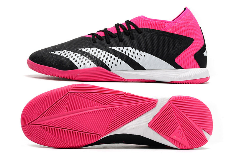 Chuteira Futsal Adidas Predator Accuracy.1 IC Rosa e Preta "Own You Football Pack"