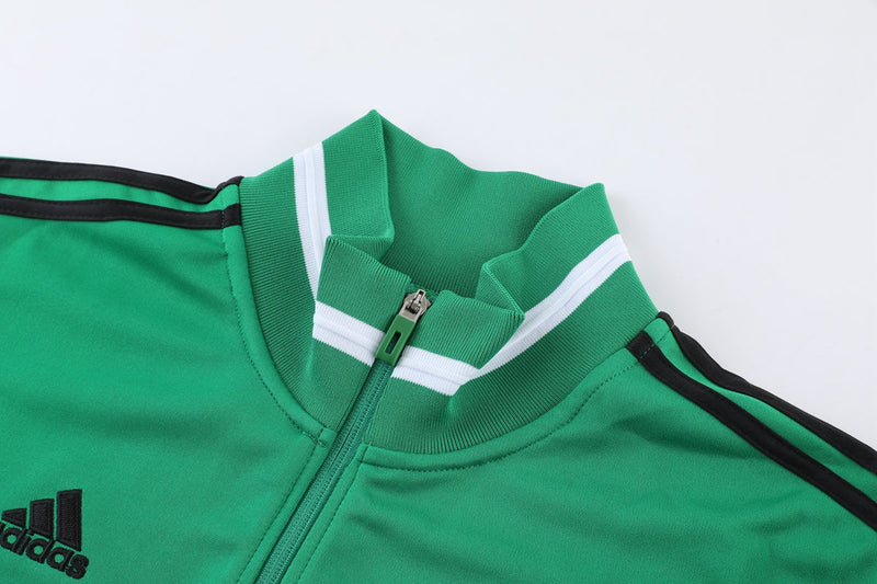 Conjunto de Frio Adidas Sportswear Verde, Preto e Branco