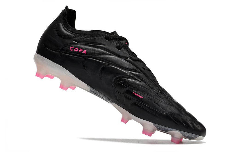 Chuteira Campo Adidas Copa Pure.1 FG Preta, Rosa e Branca "Own You Football Pack"