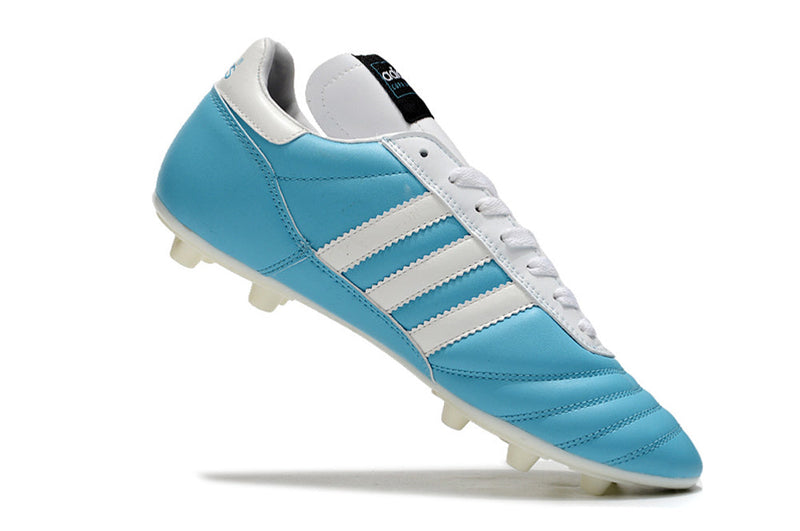 Chuteira Campo Adidas Copa Mundial FG Azul e Branco "Argentina"