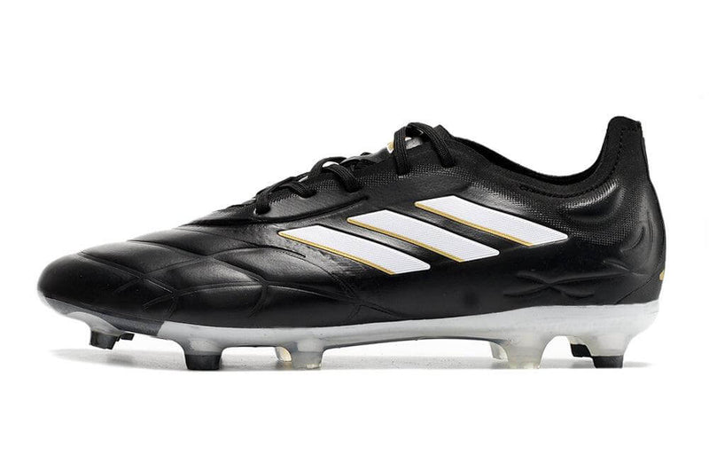 Chuteira Campo Adidas Copa Pure.1 FG Preta e Branco "Teaser"