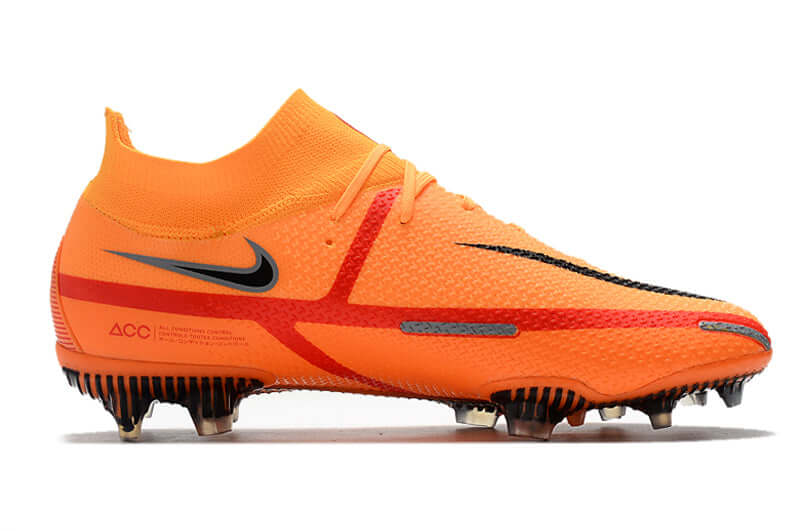 Chuteira Campo Nike Phantom GT2 DF Elite FG Laranja "Blueprint Pack"