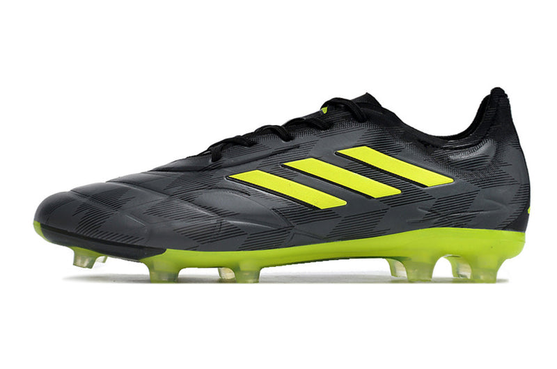 Chuteira Campo Adidas Copa Pure.1 FG Preta e Verde "Crazycharged Pack"