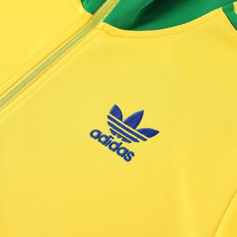 Conjunto de Frio Adidas Sportswear Amarelo e Verde