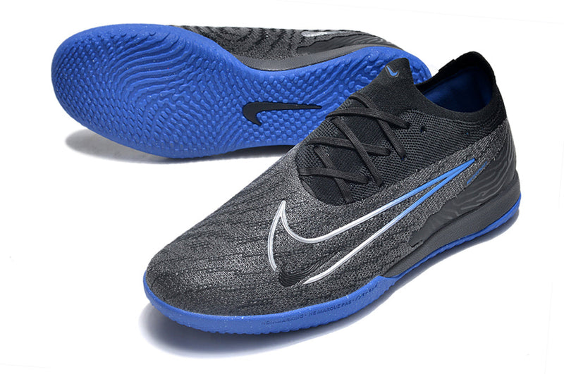 Chuteira Futsal Nike Phantom GX Elite IC Preta e Azul "Shadow Pack"