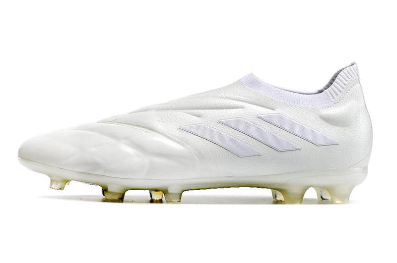 Chuteira Campo Adidas Copa Pure+ FG Branca "Pearlized Pack"