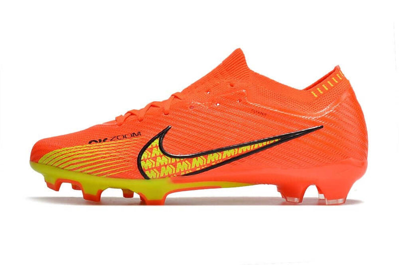 Chuteira Campo Nike Air Zoom Mercurial Vapor 15 Elite FG Laranja e Amarelo