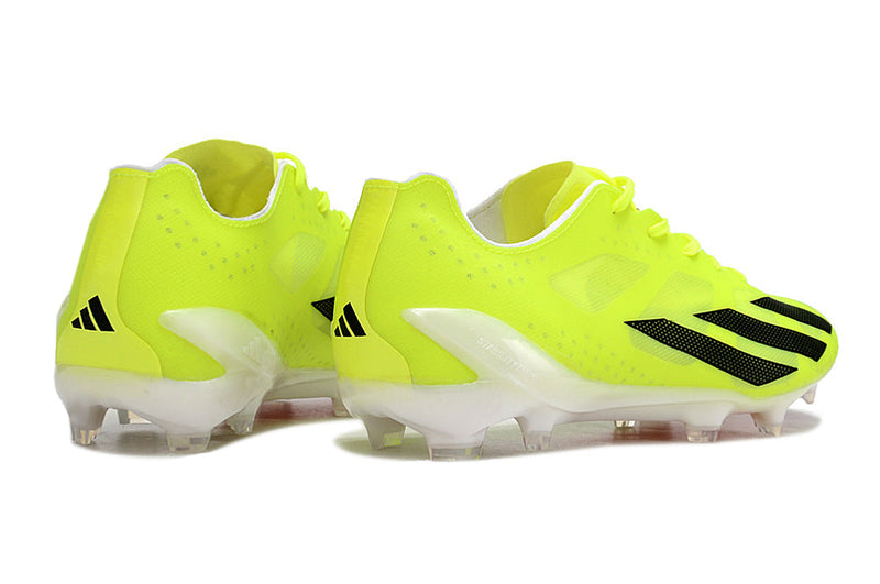 Chuteira Campo Adidas X Crazyfast+ FG Verde "Solar Energy"