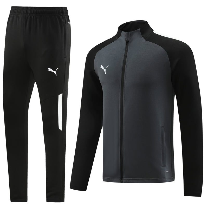 Conjunto de Frio Puma Sportswear Cinza e Preto