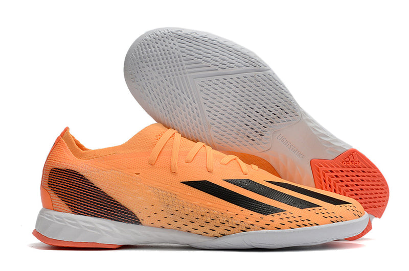 Chuteira Futsal Adidas X Speedportal.1 IC Laranja "Heatspawn Pack"