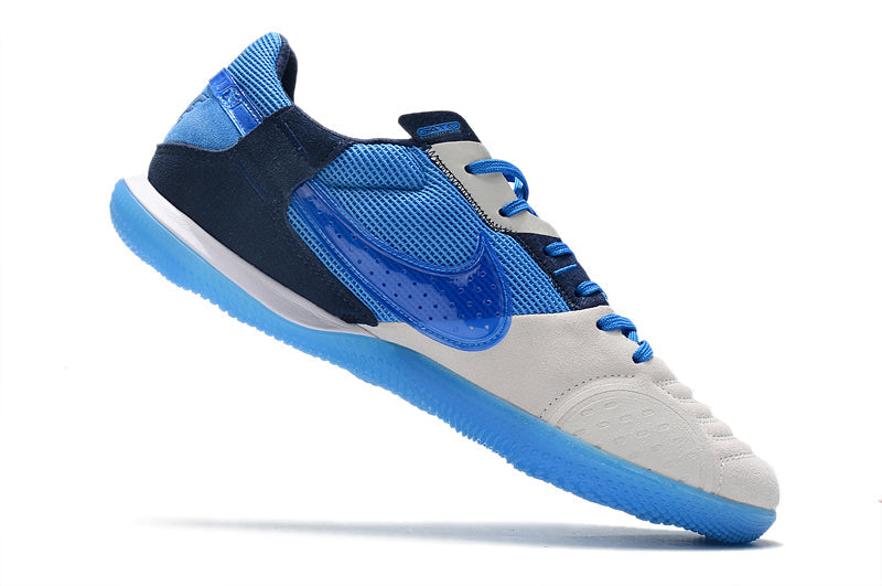 Chuteira Futsal Nike StreetGato IC Cinza e Azul