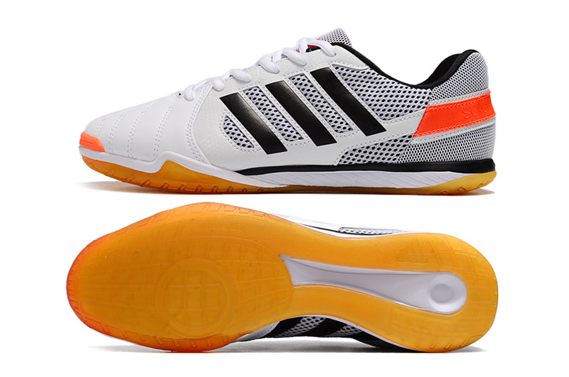 Chuteira Futsal Adidas Top Sala IC Branca e Preta