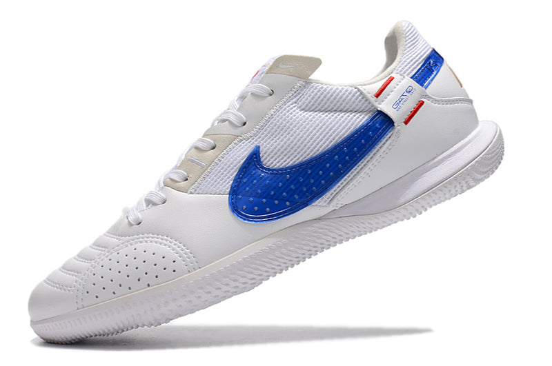 Chuteira Futsal Nike StreetGato IC Branca e Azul