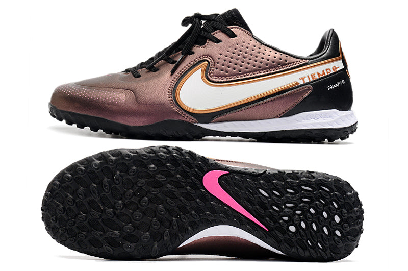 Chuteira Society Nike Tiempo Legend 9 Elite TF Cobre "Generation Pack"