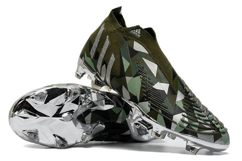 Chuteira Campo Adidas Predator Edge Crystal+ FG Verde