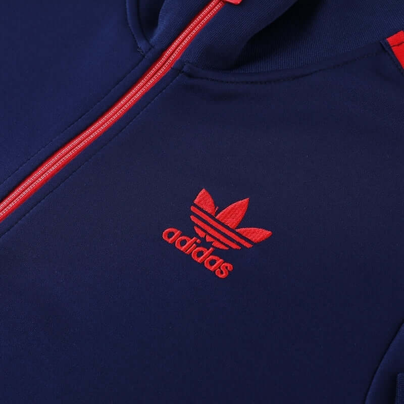 Conjunto de Frio Adidas Sportswear Azul e Vermelho