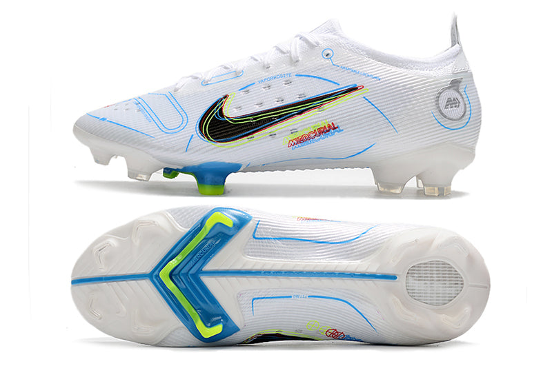 Chuteira Campo Nike Mercurial Vapor 14 FG Branca "Progress Pack"