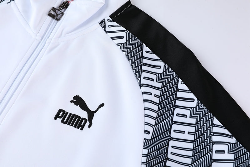 Conjunto de Frio Puma Sportswear Branco e Preto