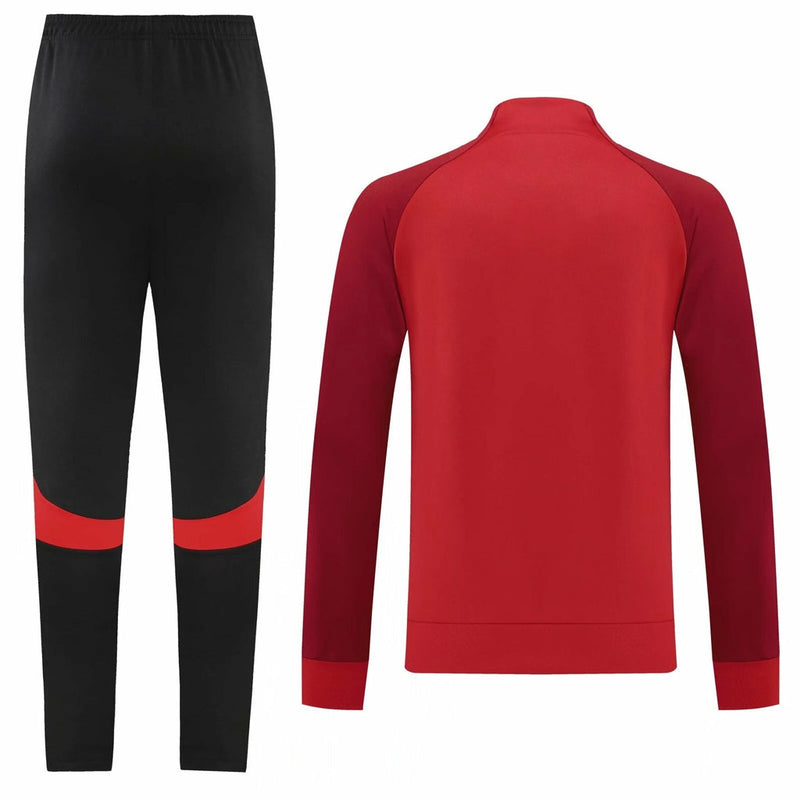 Conjunto de Frio Nike Sportswear Vermelho e Preto