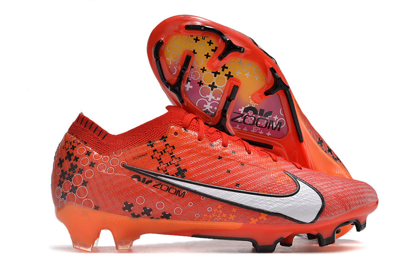 Chuteira Infantil Campo Nike Air Zoom Mercurial Vapor 15 Elite FG Vermelha "Dream Speed 7"