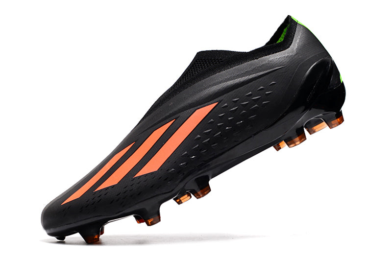 Chuteira Campo Adidas X Speefportal+ Preta e Laranja