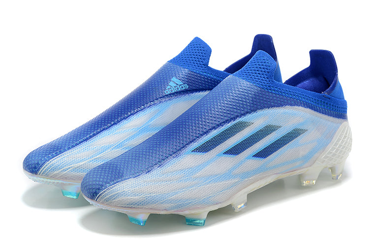 Chuteira Campo Adidas X Speedflow+ FG Azul "Diamond Edge Pack"