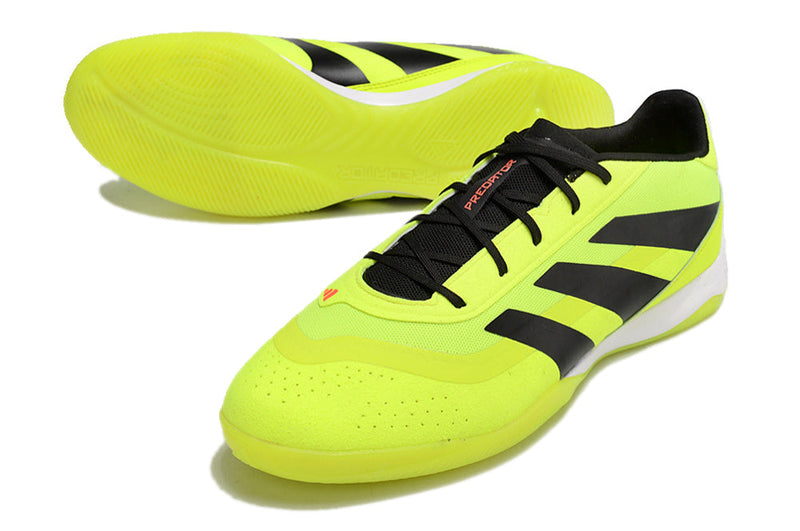 Chuteira Futsal Adidas Predator 24 Elite IC Verde "Energy Citrus Pack"