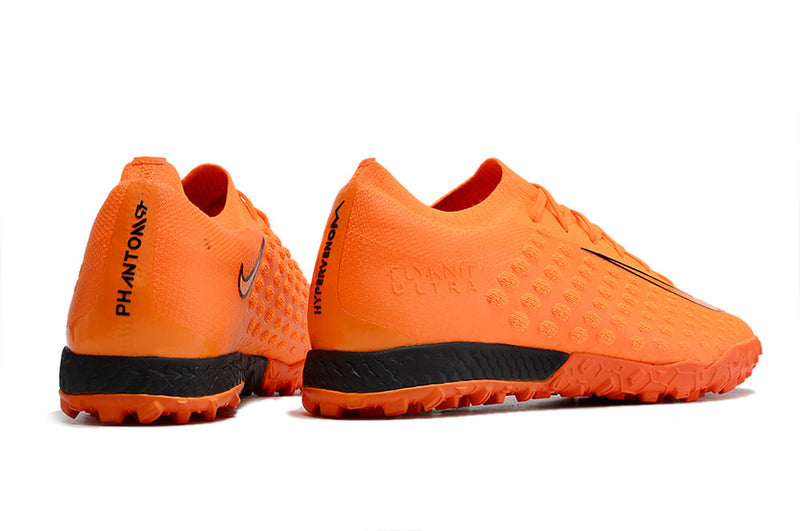 Chuteira Society Nike Phantom Ultra Venom TF Laranja