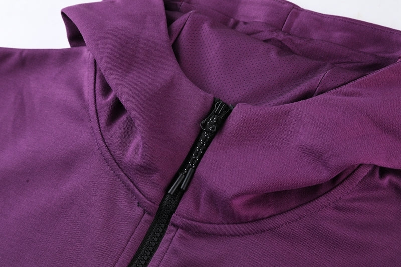 Conjunto de Moletom Nike Sportswear Tech Fleece com Touca Roxo e Azul