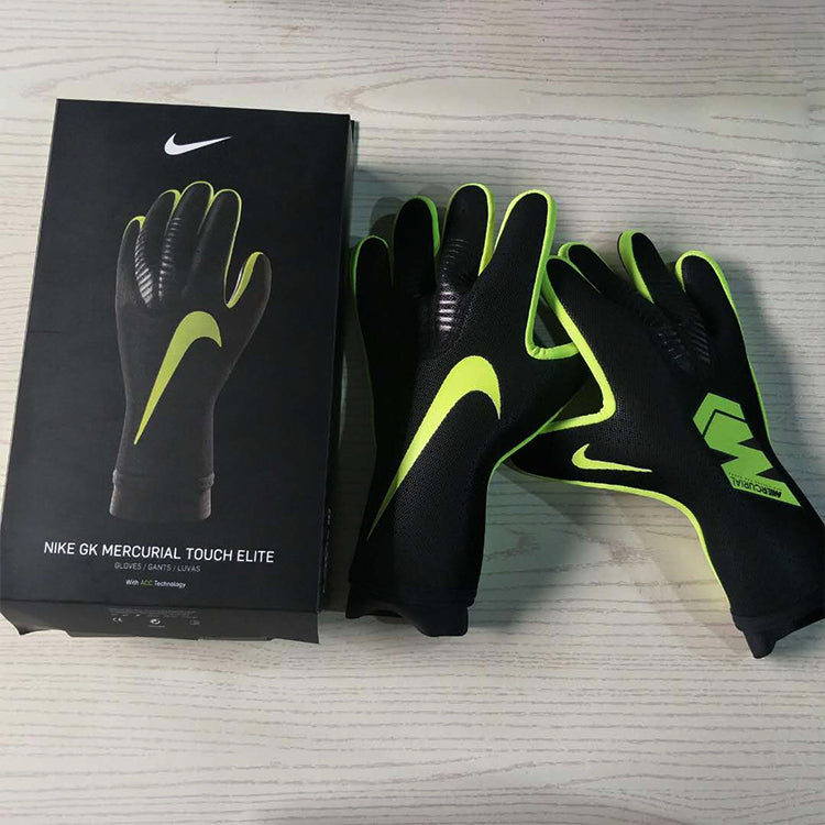 Luva de Goleiro Nike Mercurial Touch Elite Preta e Verde