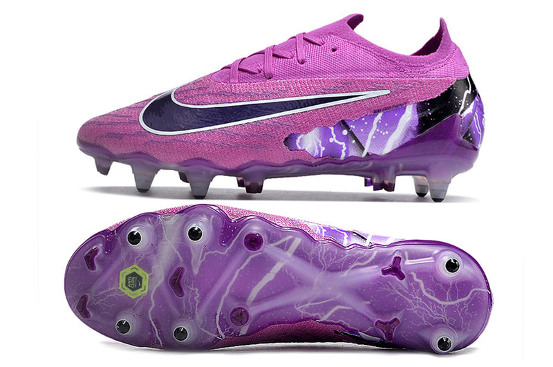 Chuteira Campo Nike Phantom GX Elite Ponta de Aluminio Roxa "Thunder"