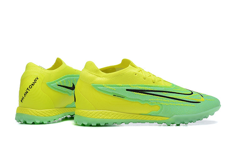 Chuteira Society Nike Phantom GX Elite TF Verde e Azul