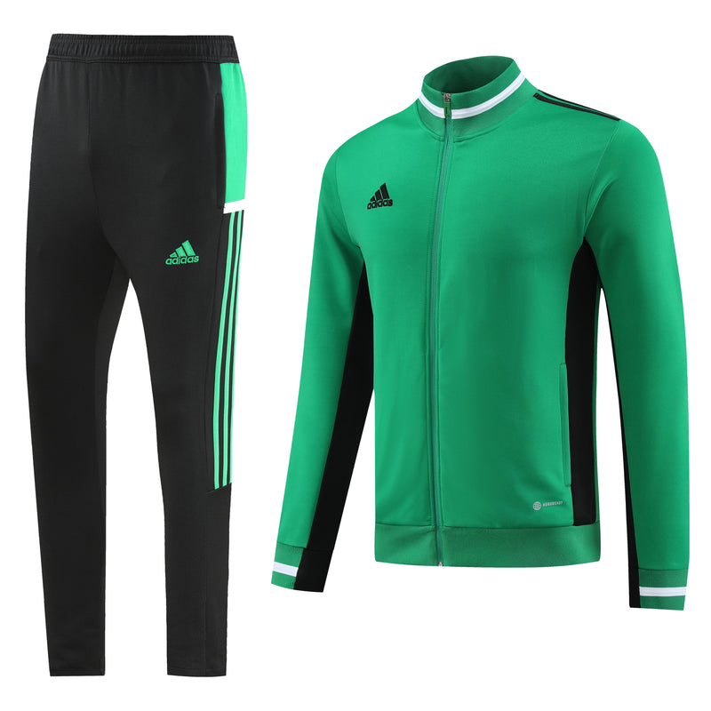 Conjunto de Frio Adidas Sportswear Verde, Preto e Branco