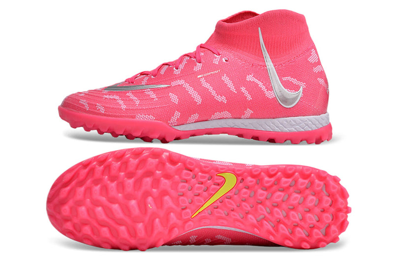 Chuteira Society Nike Phantom Luna Elite TF Rosa