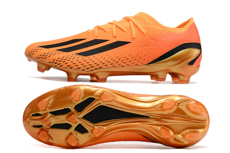 Chuteira Campo Adidas X Speedportal.1 FG Laranja "Heatspawn Pack"